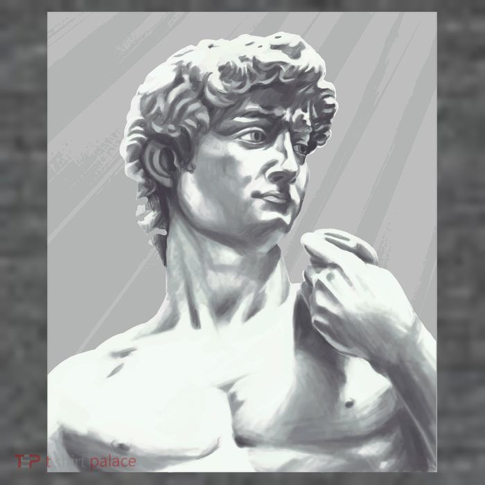 David Statue Poster