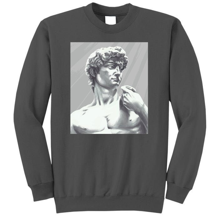 David Statue Tall Sweatshirt