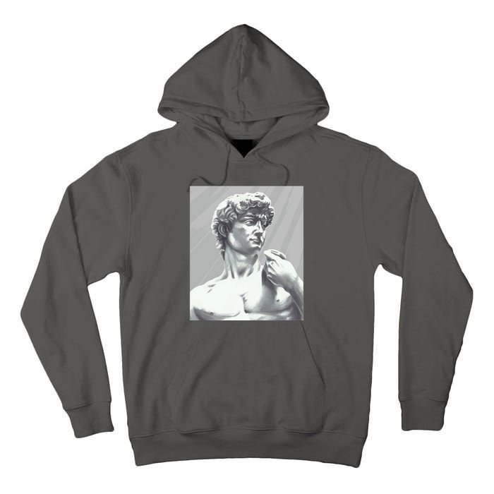 David Statue Tall Hoodie