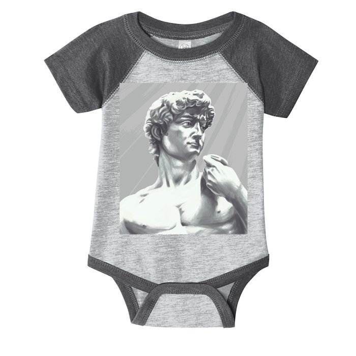 David Statue Infant Baby Jersey Bodysuit
