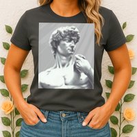 David Statue Womens T-Shirt