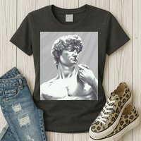 David Statue Womens T-Shirt