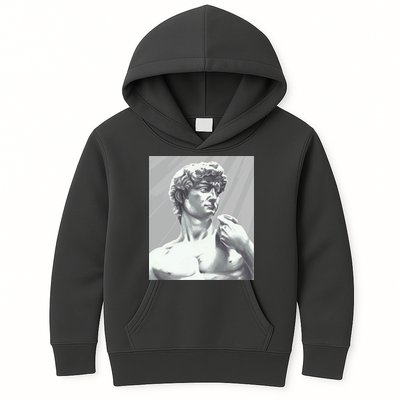 David Statue Kids Hoodie