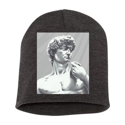 David Statue Short Acrylic Beanie