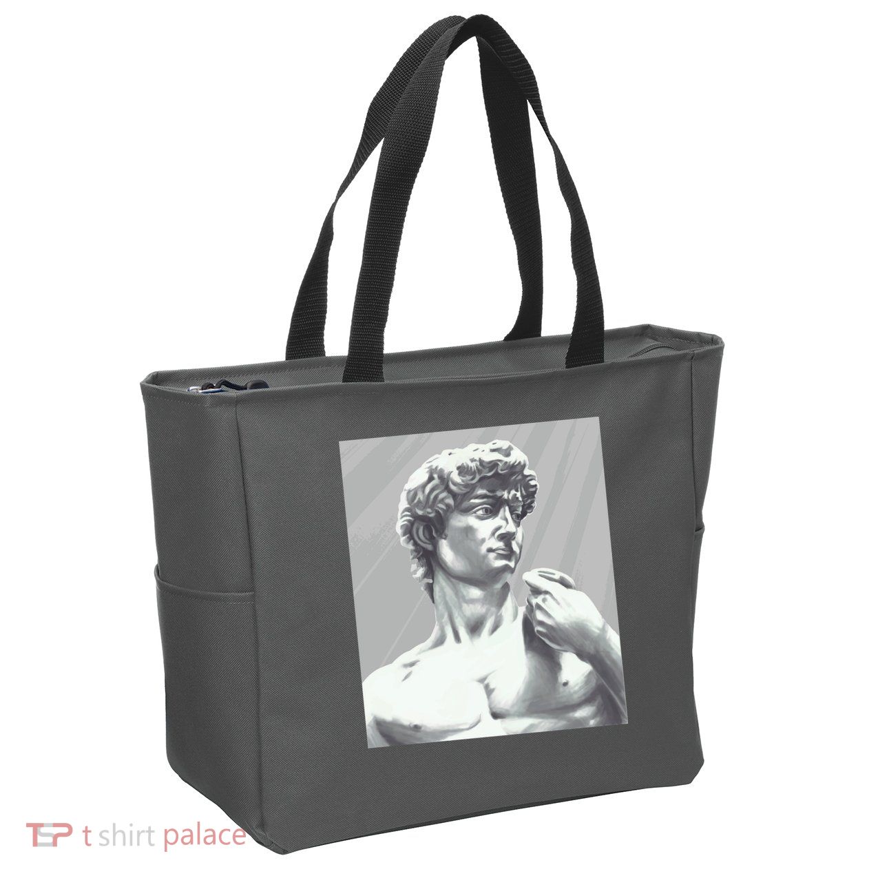 David Statue Zip Tote Bag