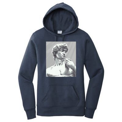 David Statue Women's Pullover Hoodie