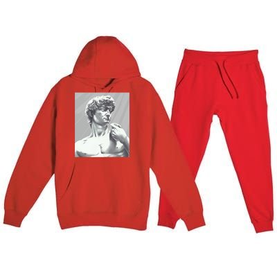 David Statue Premium Hooded Sweatsuit Set