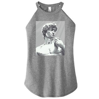 David Statue Women's Perfect Tri Rocker Tank