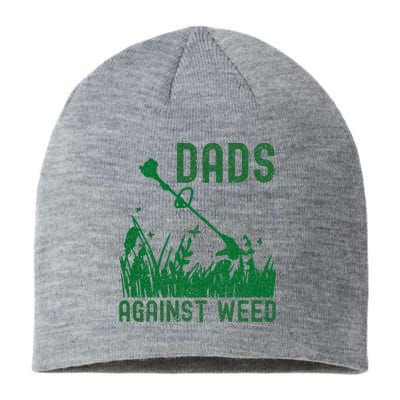 Dads Against Weed Lawn Mowing Sustainable Beanie