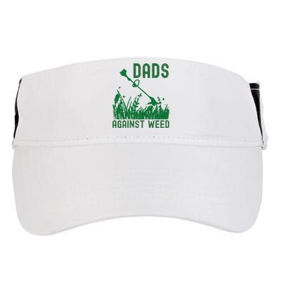 Dads Against Weed Lawn Mowing Adult Drive Performance Visor