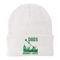 Dads Against Weed Lawn Mowing Knit Cap Winter Beanie