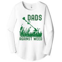 Dads Against Weed Lawn Mowing Women's Perfect Tri Tunic Long Sleeve Shirt