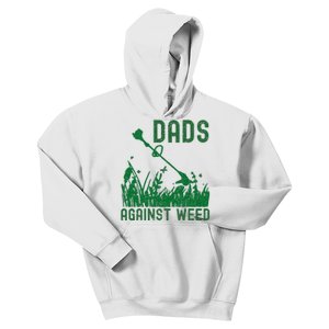 Dads Against Weed Lawn Mowing Kids Hoodie