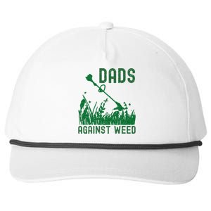 Dads Against Weed Lawn Mowing Snapback Five-Panel Rope Hat