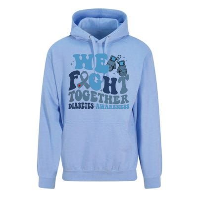 Diabetes Awareness We Fight Together Unisex Surf Hoodie