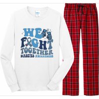 Diabetes Awareness We Fight Together Long Sleeve Pajama Set