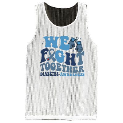 Diabetes Awareness We Fight Together Mesh Reversible Basketball Jersey Tank