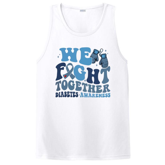 Diabetes Awareness We Fight Together PosiCharge Competitor Tank