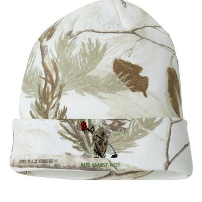 Dads Against Weed Funny Gardening Lawn Mowing Fathers Kati Licensed 12" Camo Beanie