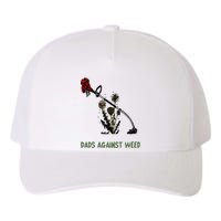 Dads Against Weed Funny Gardening Lawn Mowing Fathers Yupoong Adult 5-Panel Trucker Hat