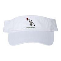 Dads Against Weed Funny Gardening Lawn Mowing Fathers Valucap Bio-Washed Visor