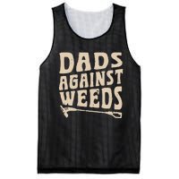 Dads Against Weeds Weed Cutter Weed Whacker Dad Mesh Reversible Basketball Jersey Tank