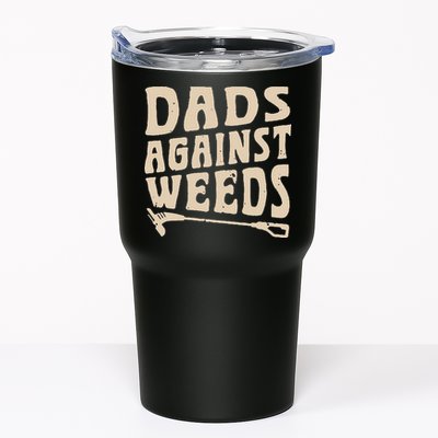 Dads Against Weeds Weed Cutter Weed Whacker Dad Tumbler