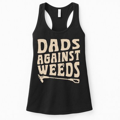 Dads Against Weeds Weed Cutter Weed Whacker Dad Womens Tank Top