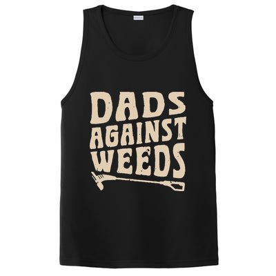 Dads Against Weeds Weed Cutter Weed Whacker Dad PosiCharge Competitor Tank