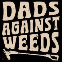 Dads Against Weeds Weed Cutter Weed Whacker Dad Women's V-Neck T-Shirt