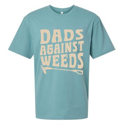 Dads Against Weeds Weed Cutter Weed Whacker Dad Sueded Cloud Jersey T-Shirt