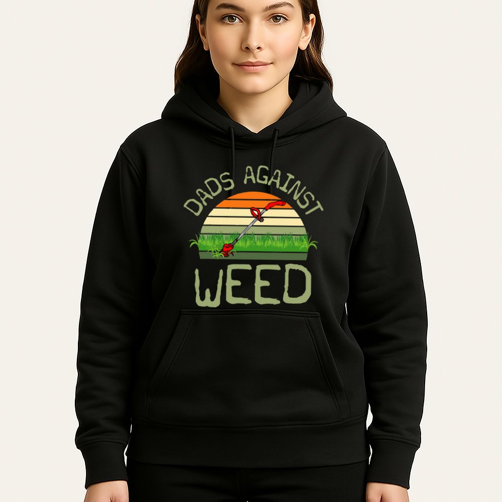 Dads Against Weed Funny Gardening Lawn Mowing FatherS Day Hoodie