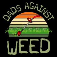 Dads Against Weed Funny Gardening Lawn Mowing FatherS Day Impact Tech Backpack