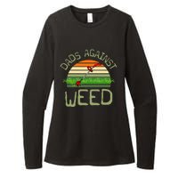 Dads Against Weed Funny Gardening Lawn Mowing FatherS Day Womens CVC Long Sleeve Shirt