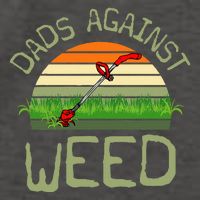 Dads Against Weed Funny Gardening Lawn Mowing FatherS Day Vector Backpack