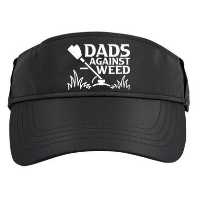 Dads Against Weed | Gardening Dad Joke Lawn Mowing Funny Dad Adult Drive Performance Visor