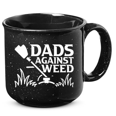 Dads Against Weed | Gardening Dad Joke Lawn Mowing Funny Dad 15oz Campfire Ceramic Mug