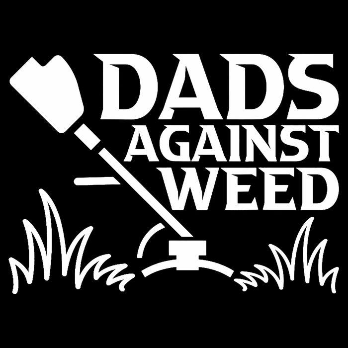 Dads Against Weed | Gardening Dad Joke Lawn Mowing Funny Dad 16 in Basic Backpack