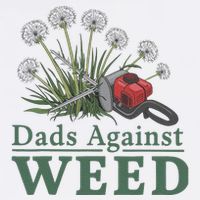 Dads Against Weed Funny Gardening Lawn Mowing Fathers Women's Pullover Hoodie