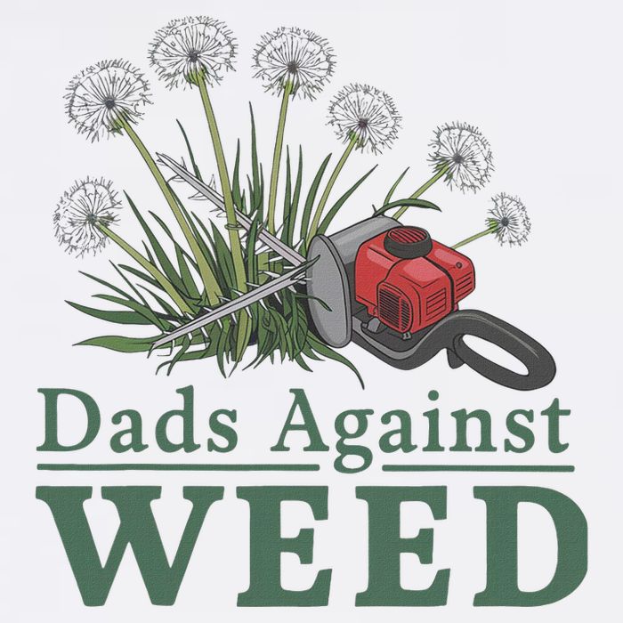 Dads Against Weed Funny Gardening Lawn Mowing Fathers Women's Pullover Hoodie