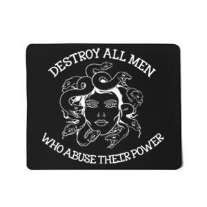 Destroy All Who Abuse Their Power Mousepad