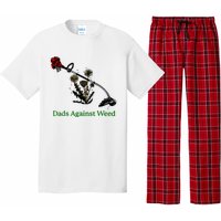 Dads Against Weed Funny Gardening Lawn Mowing Fathers Pajama Set