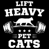 Deadlifts And Weights Or Gym For Lift Heavy. Pet Cats. City Backpack