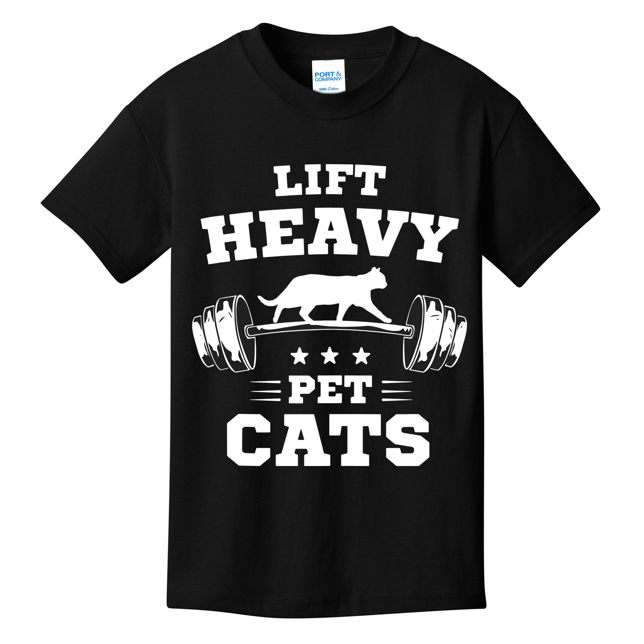 Deadlifts And Weights Or Gym For Lift Heavy. Pet Cats. Kids T-Shirt