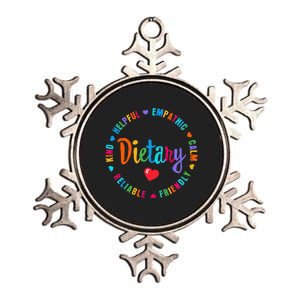 Dietary Appreciation Week healthcare workers  Dietitian Metallic Star Ornament