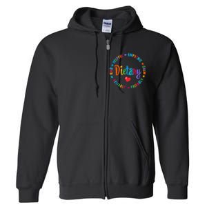 Dietary Appreciation Week healthcare workers  Dietitian Full Zip Hoodie