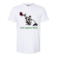 Dads Against Weed Funny Gardening Lawn Mowing Fathers Softstyle CVC T-Shirt