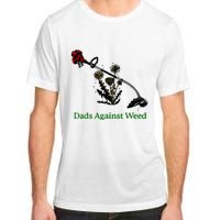 Dads Against Weed Funny Gardening Lawn Mowing Fathers Adult ChromaSoft Performance T-Shirt