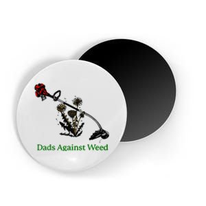 Dads Against Weed Funny Gardening Lawn Mowing Fathers Magnet