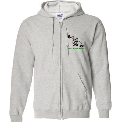 Dads Against Weed Funny Gardening Lawn Mowing Fathers Full Zip Hoodie